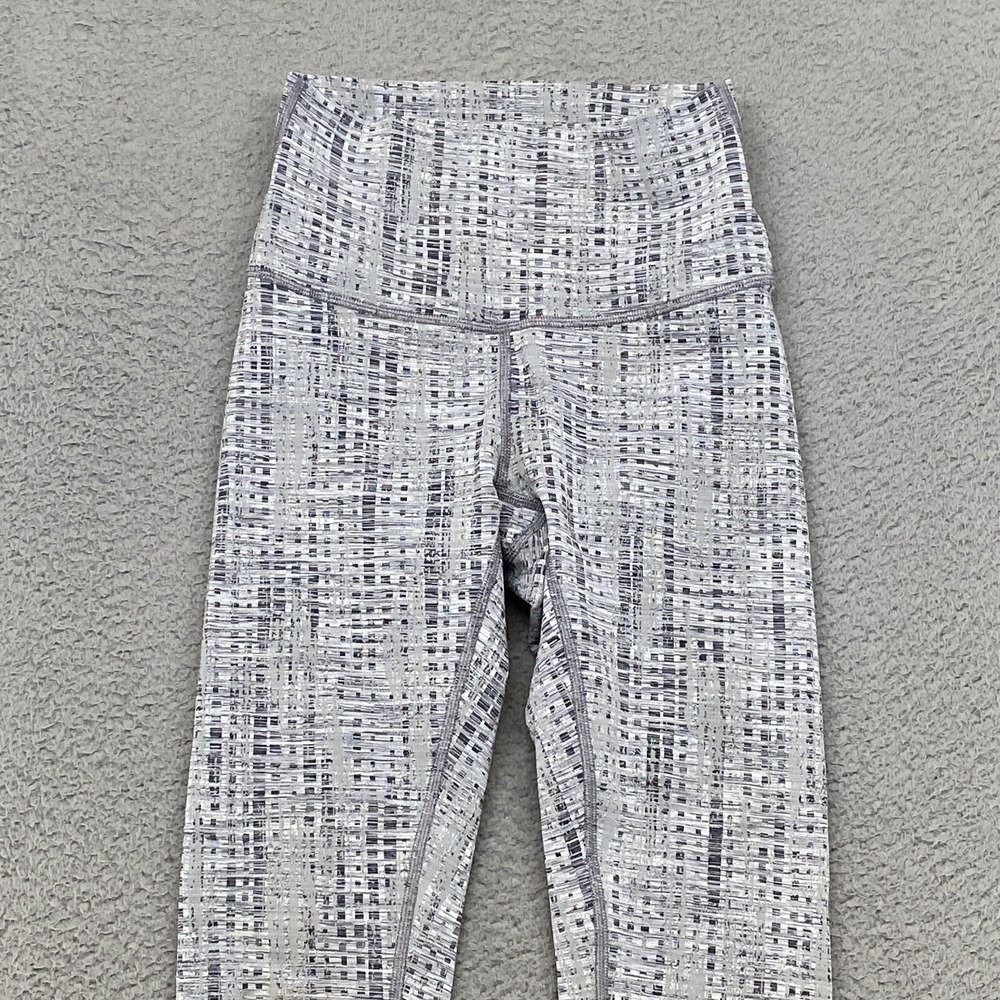 Lululemon Leggings‎ Womens 2 Wunder Under High Rise Gray Yoga Train Moonphase* - Picture 2 of 12